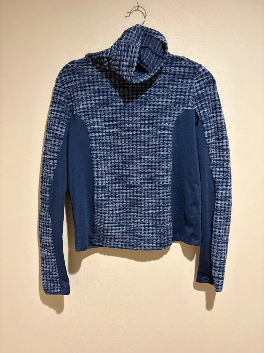 Nike Pro Hyperwarm Training Pullover Turtleneck Top Navy Blue